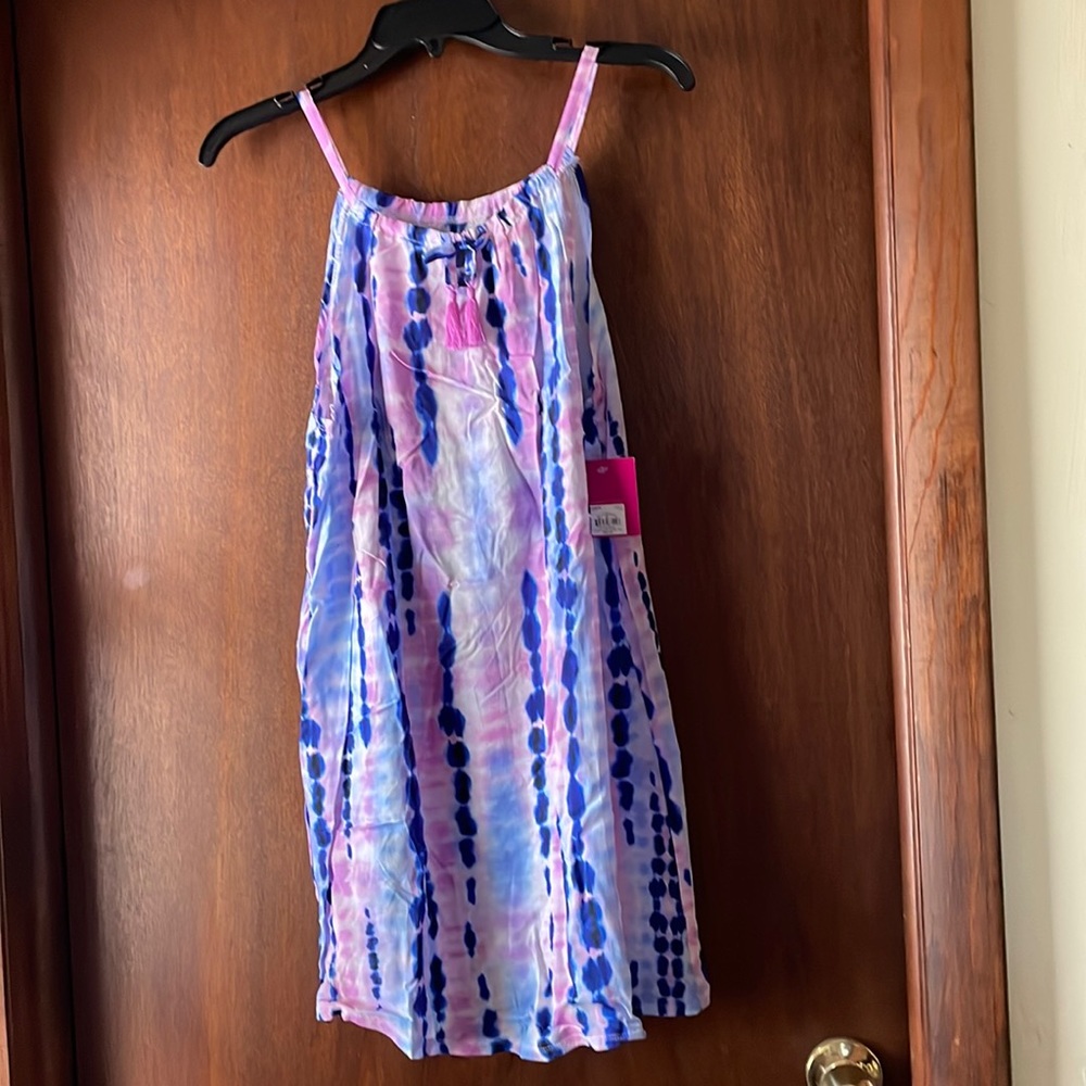 Beach Cover-up with Tassel Trim